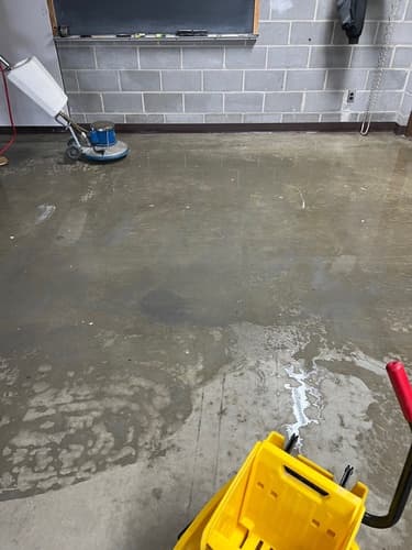 Shepard Care Services cleaning crew on site